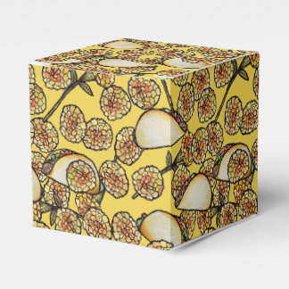 Taco Tuesday Taco Lovers Marigolds Pattern Favour Box