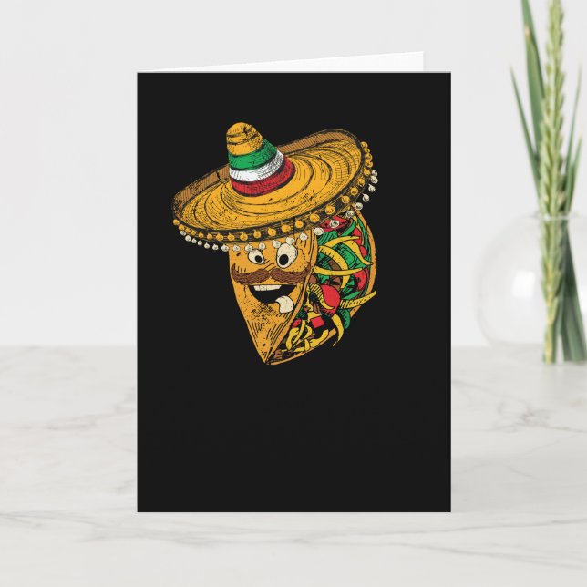Taco Tuesday Tacos Cinco De Mayo Card (Front)