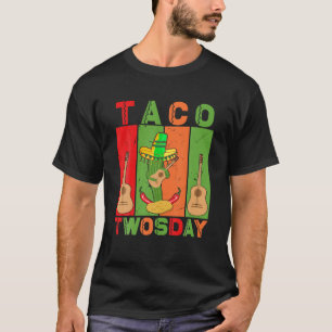Taco Twosday and Mexican Vihuela Chilli Cactus and T-Shirt
