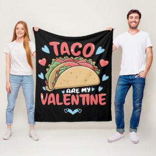 Taco-valentine Fleece Blanket