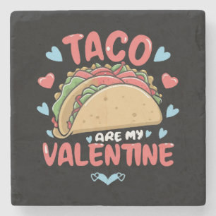 Taco-valentine Stone Coaster
