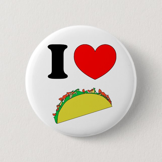 Taco Wear 6 Cm Round Badge (Front)