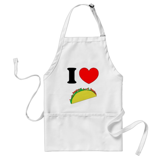 Taco Wear Funny Taco Tuesday Mexican Food Standard Apron (Front)