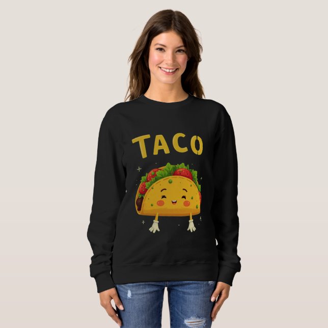Taco womens sweatshirt (Front Full)