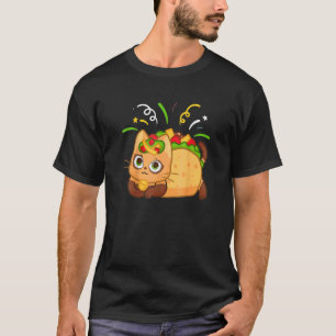 Tacocat Cute Taco Cat   Cinco De Mayos T-Shirt