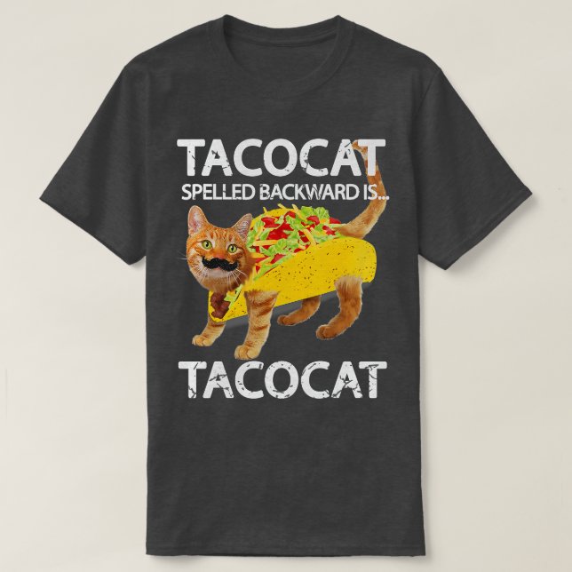 Tacocat  Funny Cat Taco Lover  Kitty Tacos  T-Shirt (Design Front)