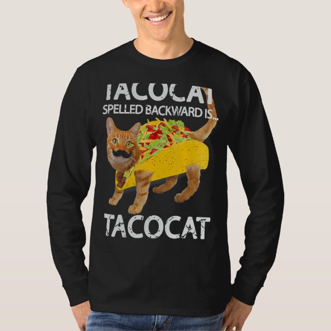 Tacocat Funny Cat Taco Tee Kitty Tacos (Front)