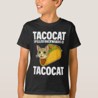 Tacocat Spelled Backwards Funny Cat Gifts Men Wome