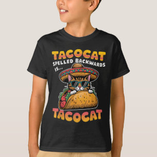 Tacocat Spelled Backwards Shirt Taco Cat Cinco De