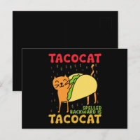 Tacocat Spelled Backwards Tacos Cats Cinco De Mayo