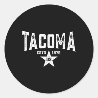 Tacoma Classic Round Sticker