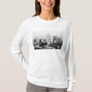 Tacoma, WA Skyline View from Winthrop Hotel T-Shirt