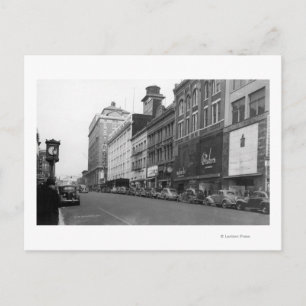 Tacoma, WA View of Broadway Looking North Postcard