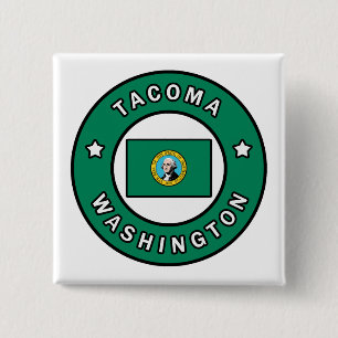 Tacoma Washington 15 Cm Square Badge