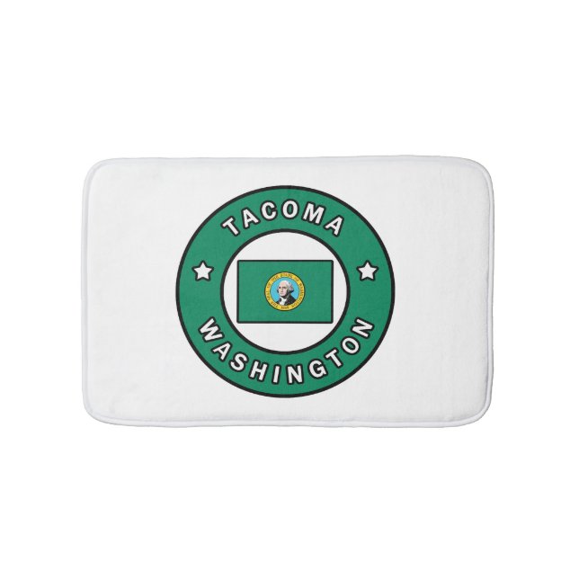 Tacoma Washington Bath Mat (Front)