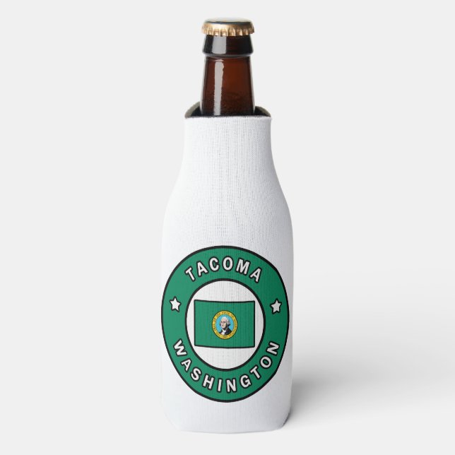 Tacoma Washington Bottle Cooler (Bottle Front)