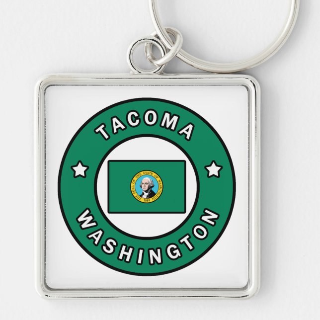 Tacoma Washington Key Ring (Front)