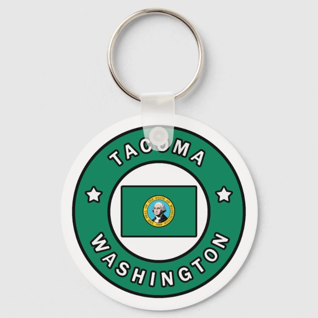 Tacoma Washington Key Ring (Front)