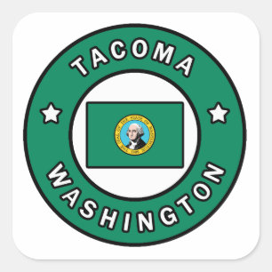 Tacoma Washington Square Sticker