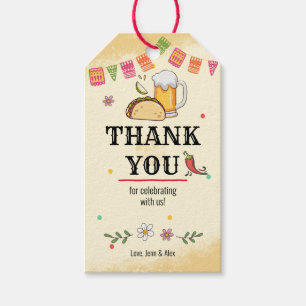 Tacos and Brews Couples Shower Gift Tags