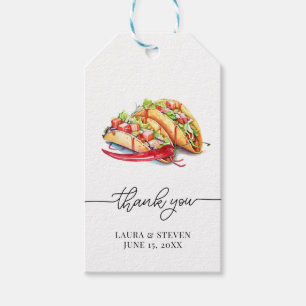 Tacos and Brews Engagement Party Gift Tags