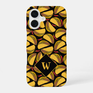 Tacos and Chillies Mexican Food Pattern iPhone 16 Case