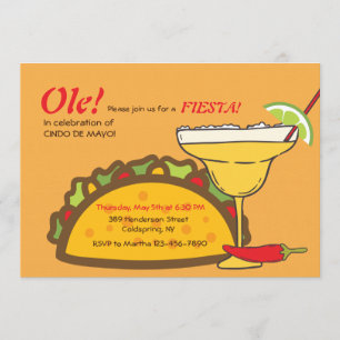 Tacos and Margaritas Invitation