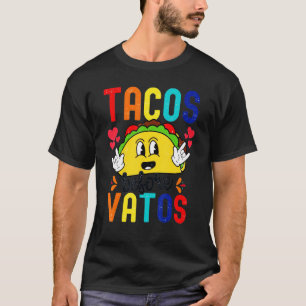 Tacos Before Vatos Mexican Anti Valentines Day 20 T-Shirt