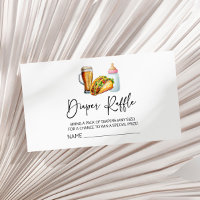 Tacos Brews Diapers Too Baby Shower Diaper Raffle