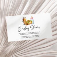Tacos Brews Diapers Too Baby Shower Display Shower