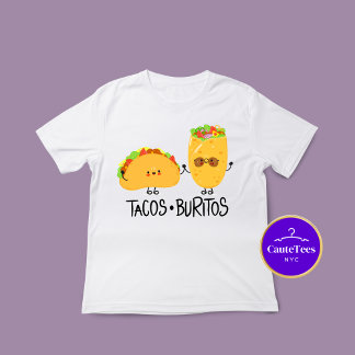 Tacos & Burritos Foodie T-Shirt Tri-Blend Shirt