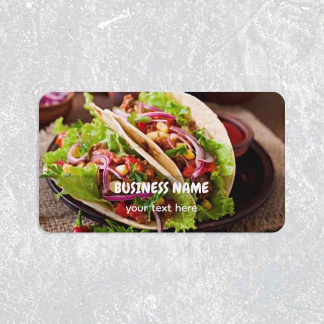 Tacos Business Card (Tacos Business Card Photo)
