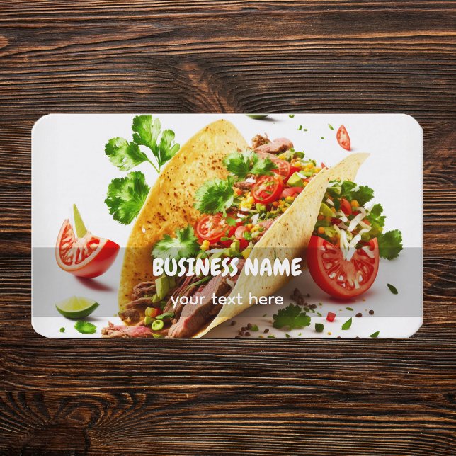 Tacos Business Card (Creator Uploaded)
