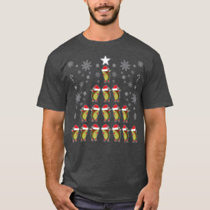 Tacos Dapping Christmas Tree Snowflakes and Candy T-Shirt