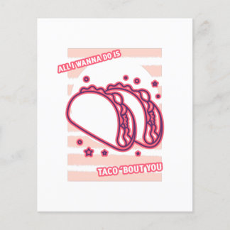 Tacos Mexican food pun Flyer