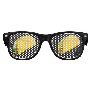 TACOS NOVELTY FUNNY Party Sunglasses