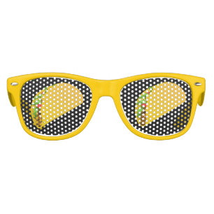 TACOS NOVELTY FUNNY Party Sunglasses