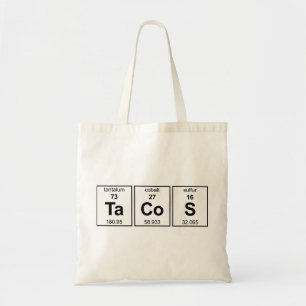 TaCoS Periodic Table Tote Bag
