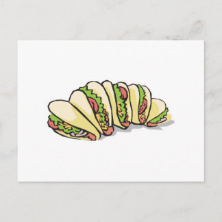 tacos postcard