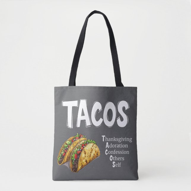 TACOS Prayer Tote Bag (Front)