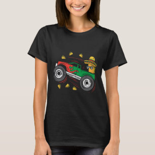 Tacos Riding Mexican Monster Truck Cinco De Mayo K T-Shirt
