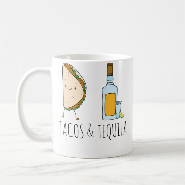 Tacos Tequila Coffee Mug (Left)