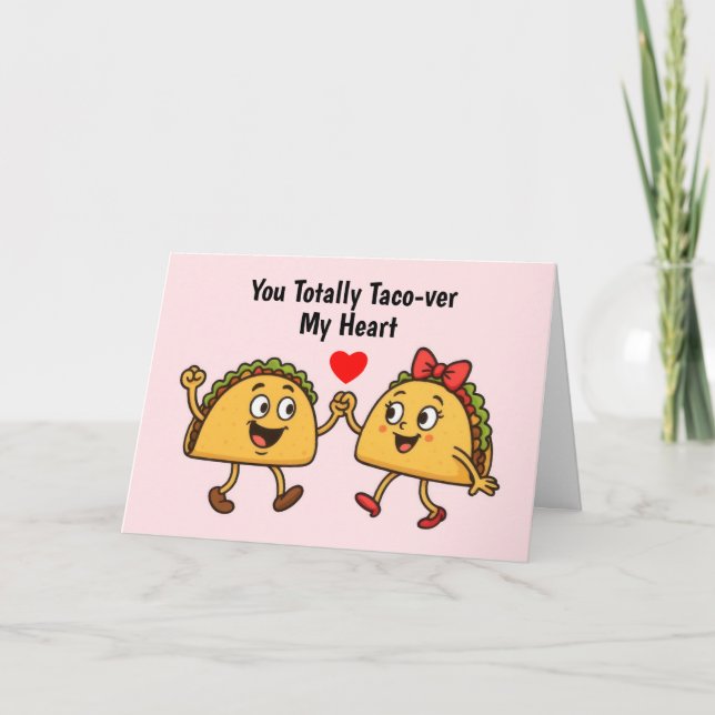 Tacos Valentine's Day Card (Front)