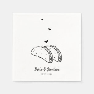 Tacos Wedding Napkin