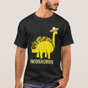Tacosaurus Cinco De Mayo  Funny Taco Dinosaur 2 T-Shirt