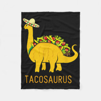 Tacosaurus Cinco De Mayo Shirt Funny Taco Dinosaur Fleece Blanket