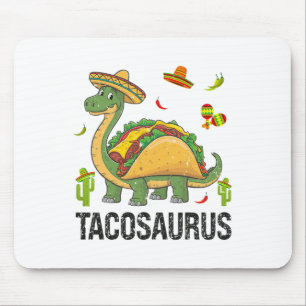 Tacosaurus Dinosaur Taco T Rex Funny Cinco De Mayo Mouse Pad