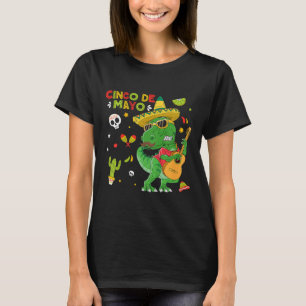 Tacosaurus Rex Cinco De Mayo Toddler Boy Dinosaur T-Shirt