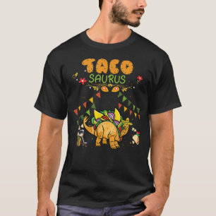 Tacosaurus Rex Dinosaur Taco Kids Cinco De Mayo Pa T-Shirt