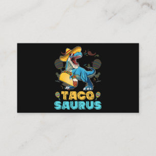 Tacosaurus Shirt Kid Taco Cinco de Mayo Kid Dinosa Business Card